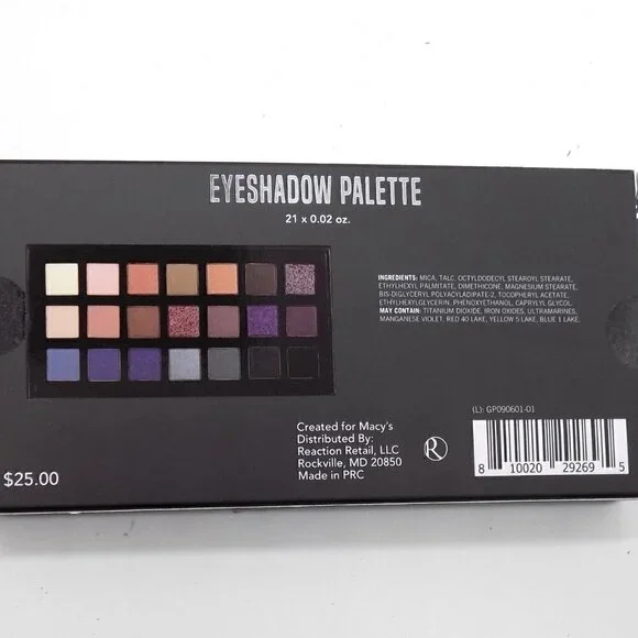 Eyeshadow Palette Created for Macy's Blue Brown Tan Purple Shades - Picture 3 of 5